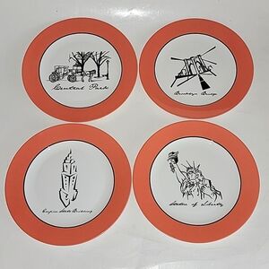 "SEX AND THE CITY" SET OF FOUR RARE COLLECTOR PLATES